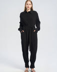 Tie Waist Wide Leg Jumpsuit