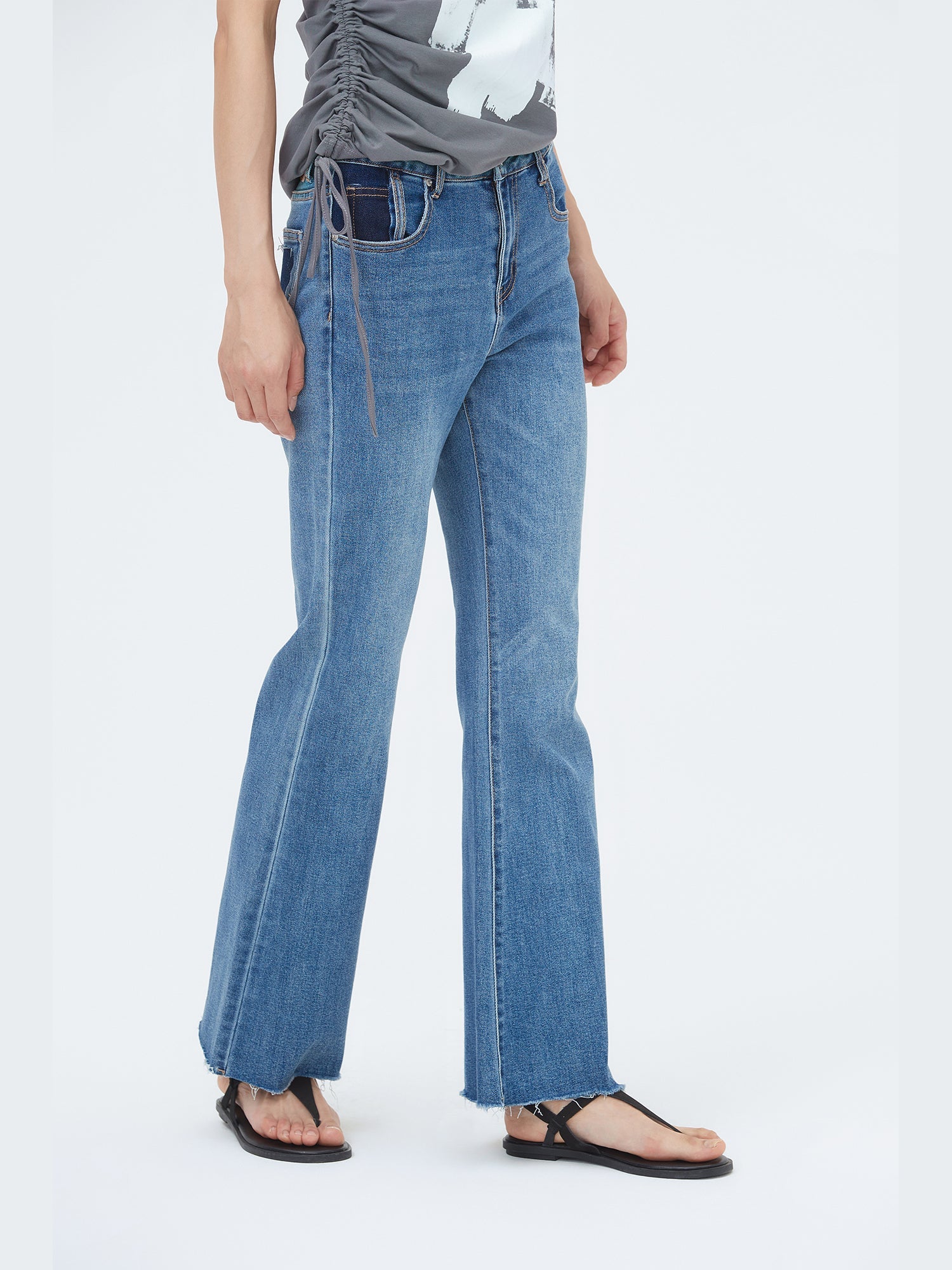 High Waist Flare Jeans