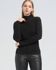 Mock Neck Slim Fit Sweater