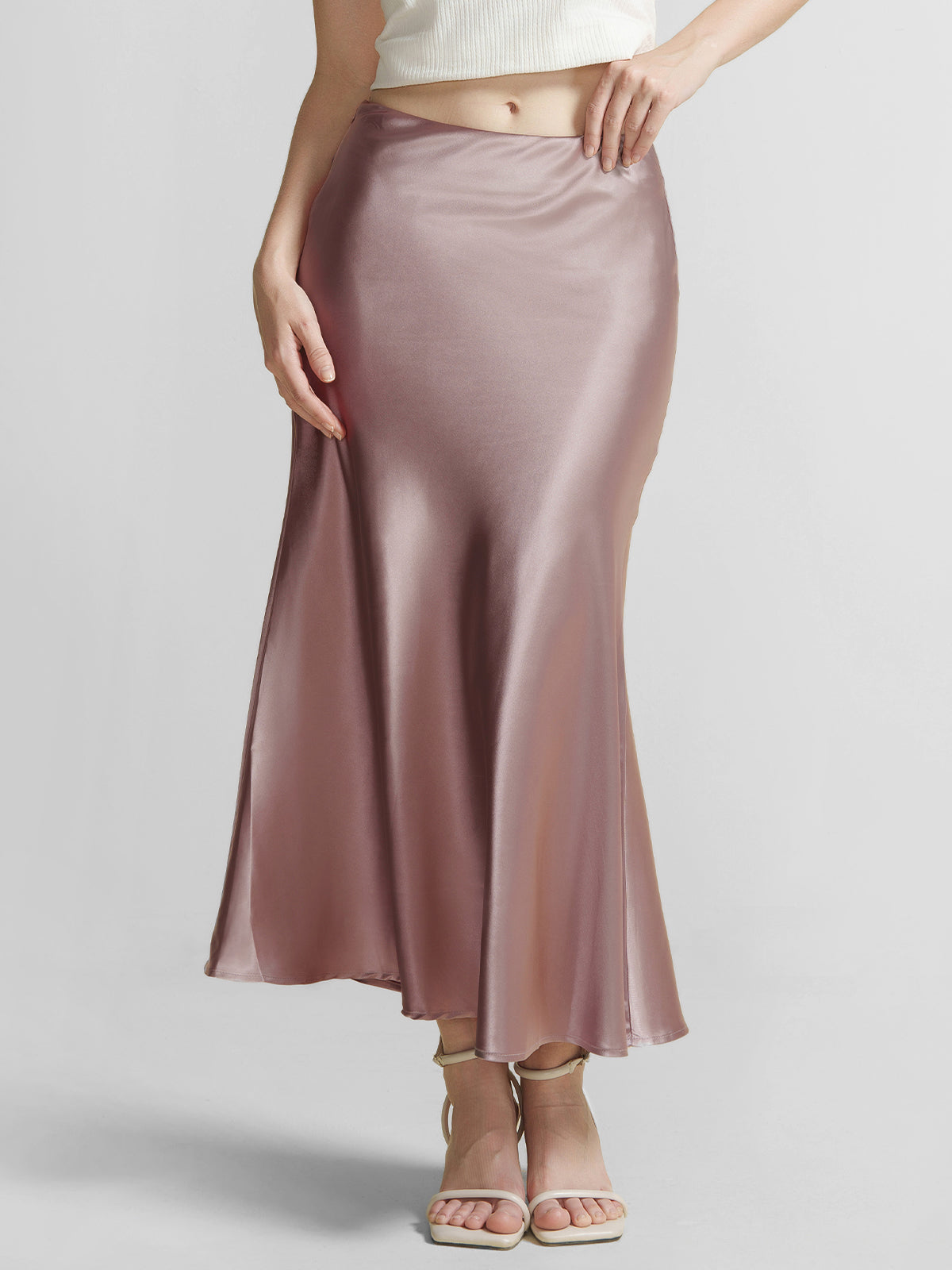 Satin Maxi Skirt