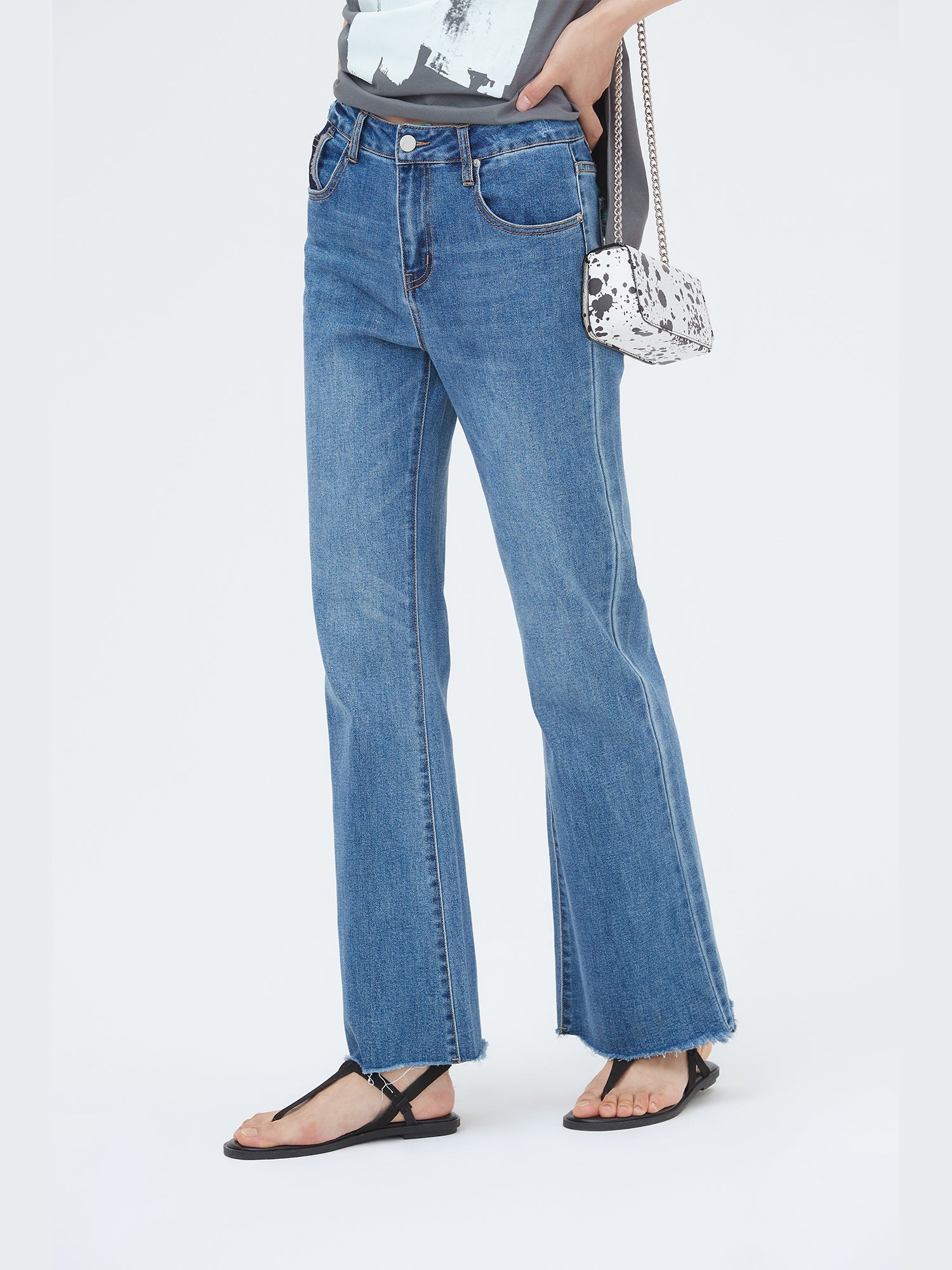 High Waist Flare Jeans