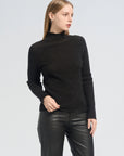 Mock Neck Slim Fit Sweater