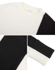 Round Neck Colorblock Sweater