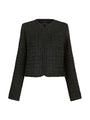 Crop Sparkle Tweed Jacket