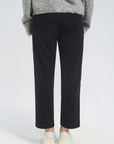 Drawstring Waist Barrel Knit Pants