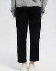 Drawstring Waist Barrel Knit Pants