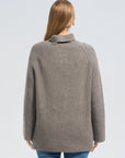 Turtleneck Dorp Shoulder Sweater