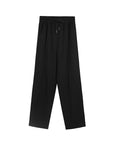 Drawstring Waist Barrel Knit Pants