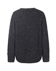 Ribbed Crewneck Relaxed Sweater