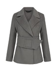 Belted Wool Short Coat