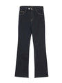 Denim pants that combine classic charm with a touch of uniqueness