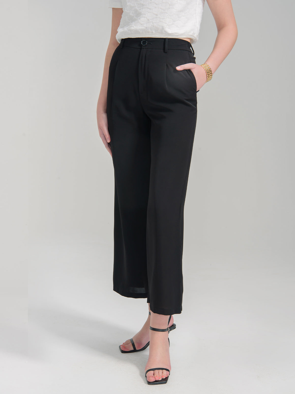 High Waist Wide Leg Pants