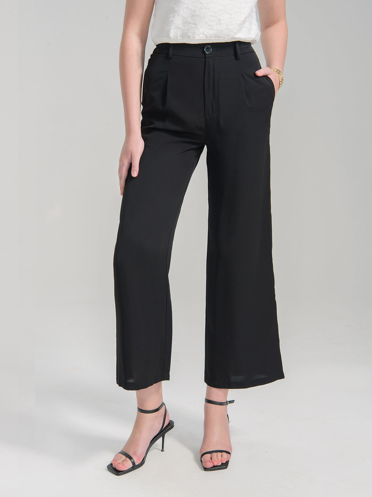 High Waist Wide Leg Pants