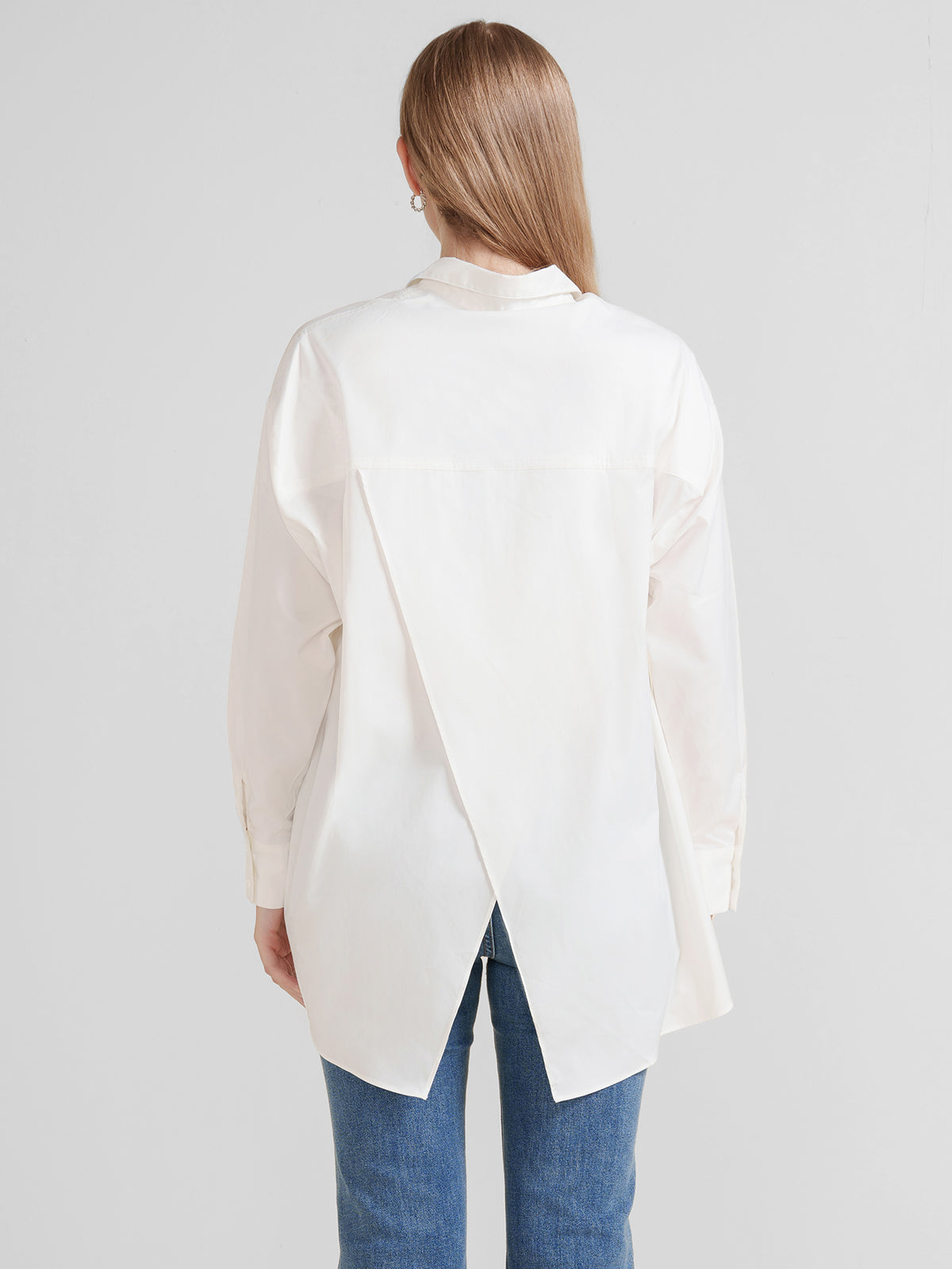 Asymmetric Button-Up Shirt