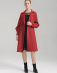 Belted Single Breasted Wool Coat