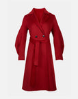 Belted Single Breasted Wool Coat