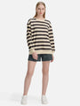 Crewneck Stripe Long Sleeve T-Shirt