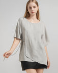 Casual Asymmetrical Loose Fit Blouse