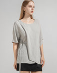 Casual Asymmetrical Loose Fit Blouse