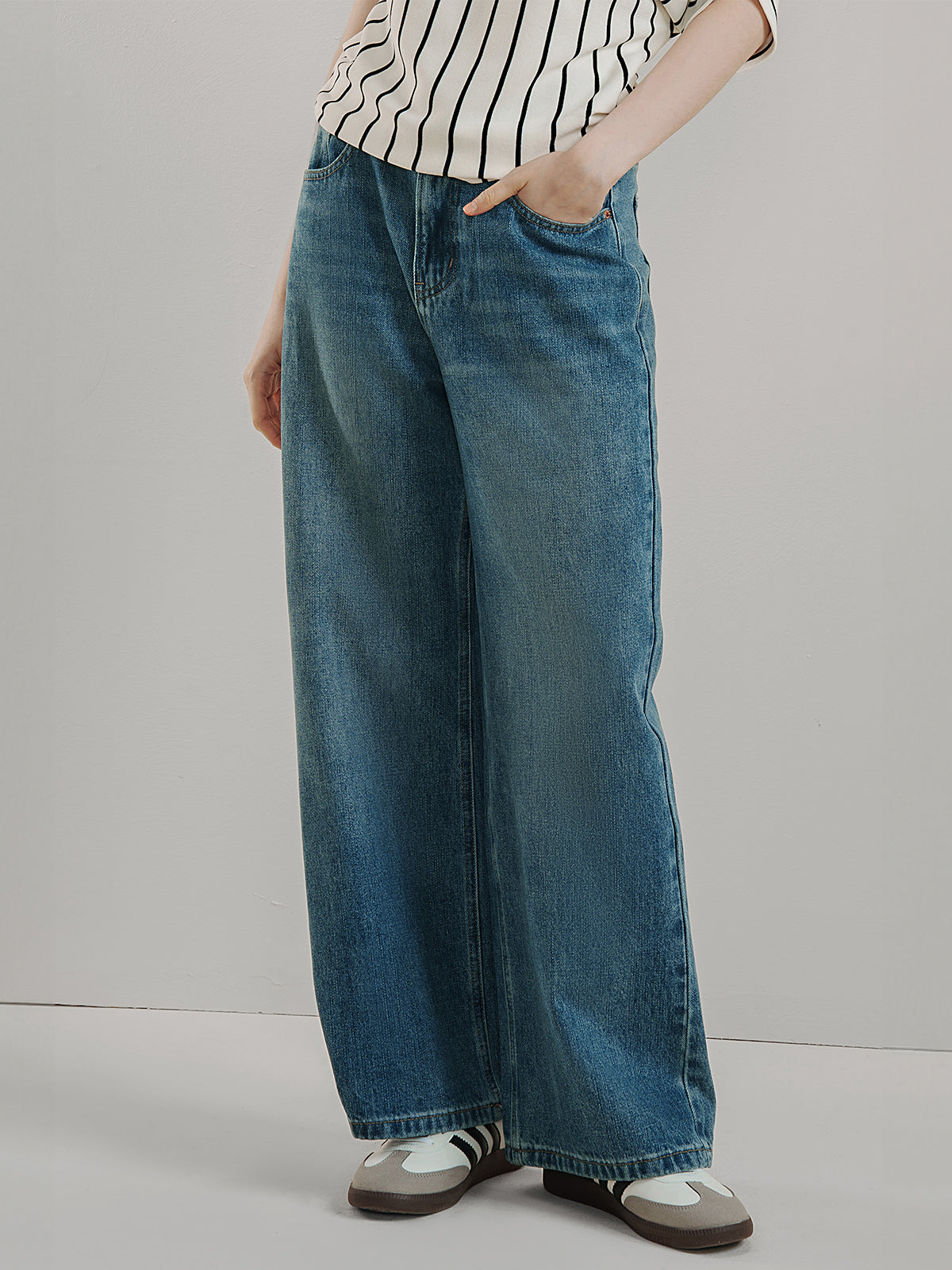 High Waist Wide Leg Jeans