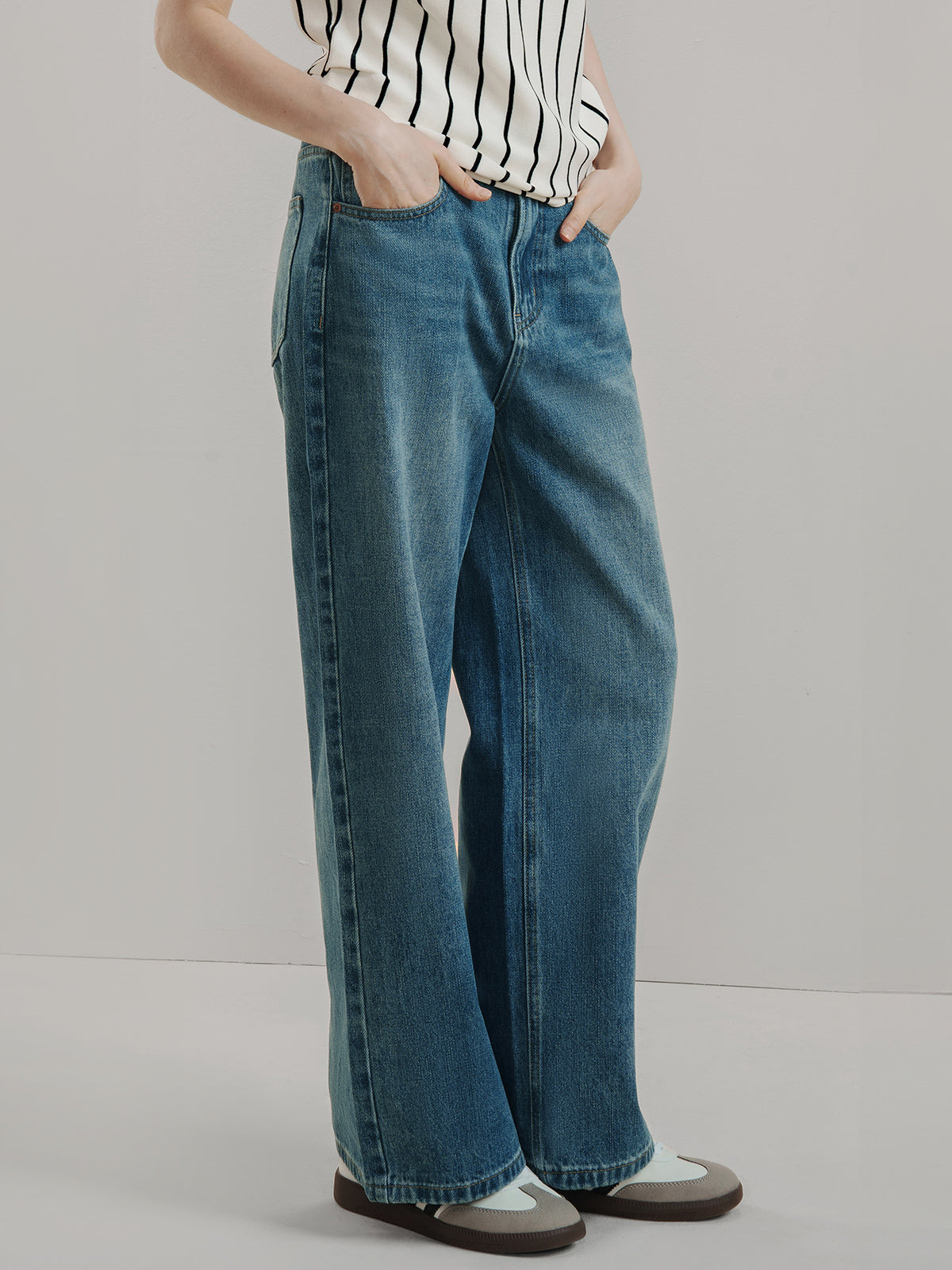 High Waist Wide Leg Jeans