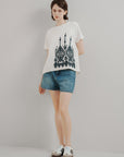 Embroidered Short Sleeve T-Shirt