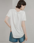 Embroidered Short Sleeve T-Shirt