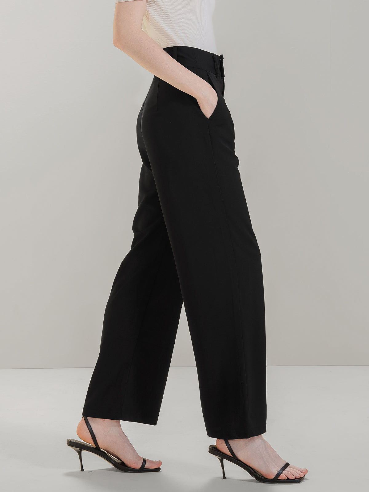 High Waist Wide Leg Pants