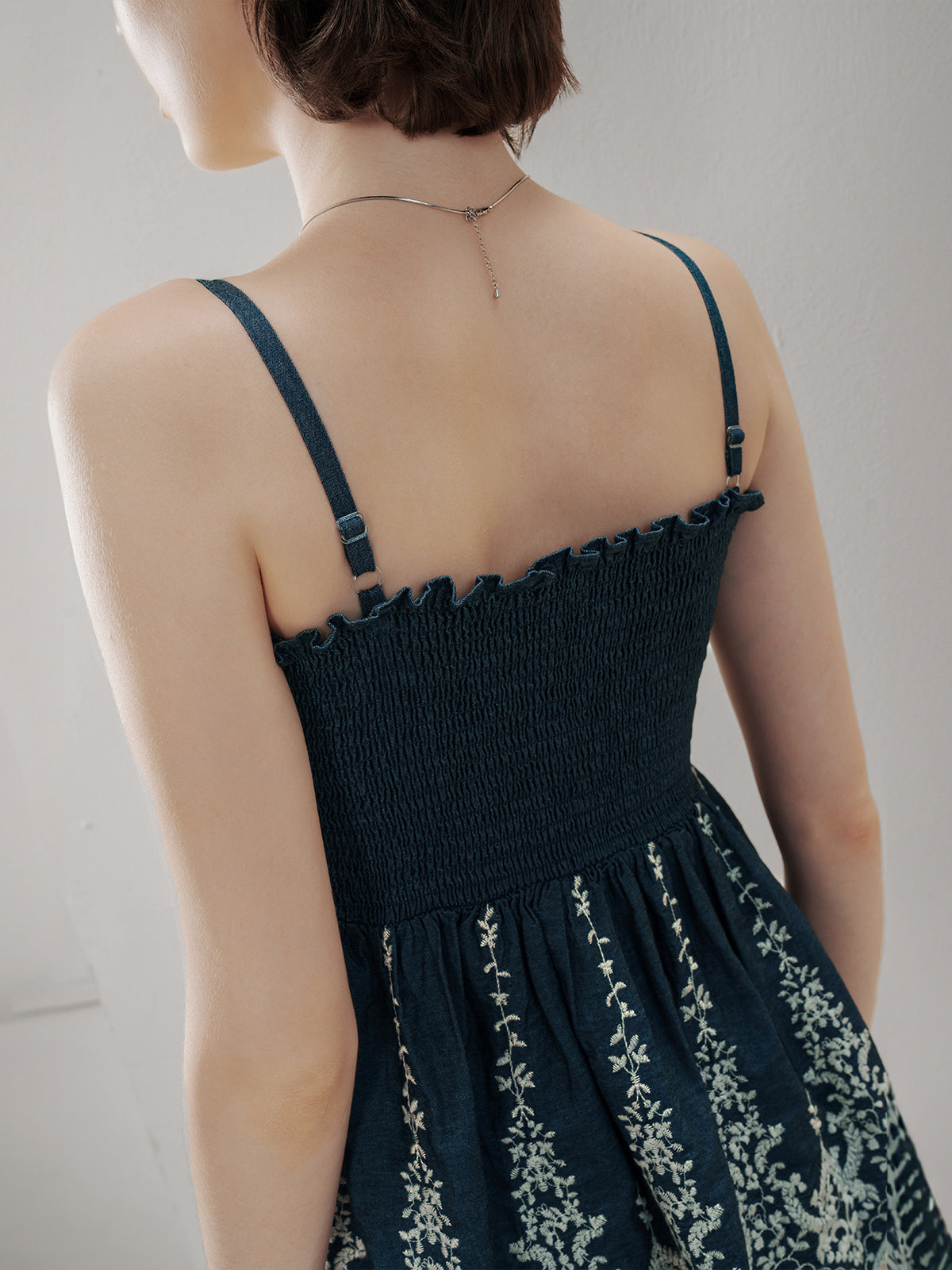 Embroidery A-Line Camisole