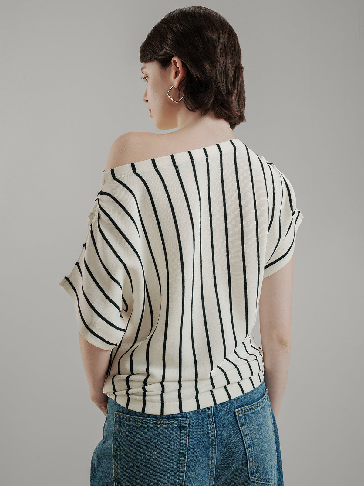 Knit Stripe T-Shirt