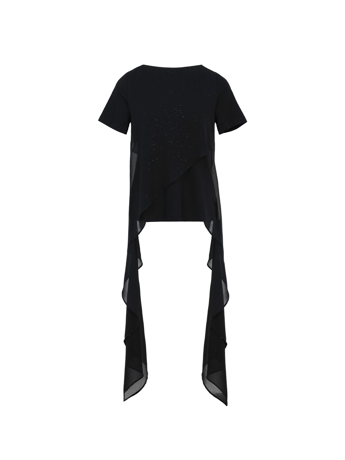 Asymmetrical Sequin T-Shirt