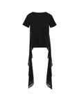 Asymmetrical Sequin T-Shirt