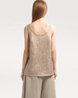 Textured Scoop Neck Tank