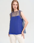 Sheer Short Sleeve Top