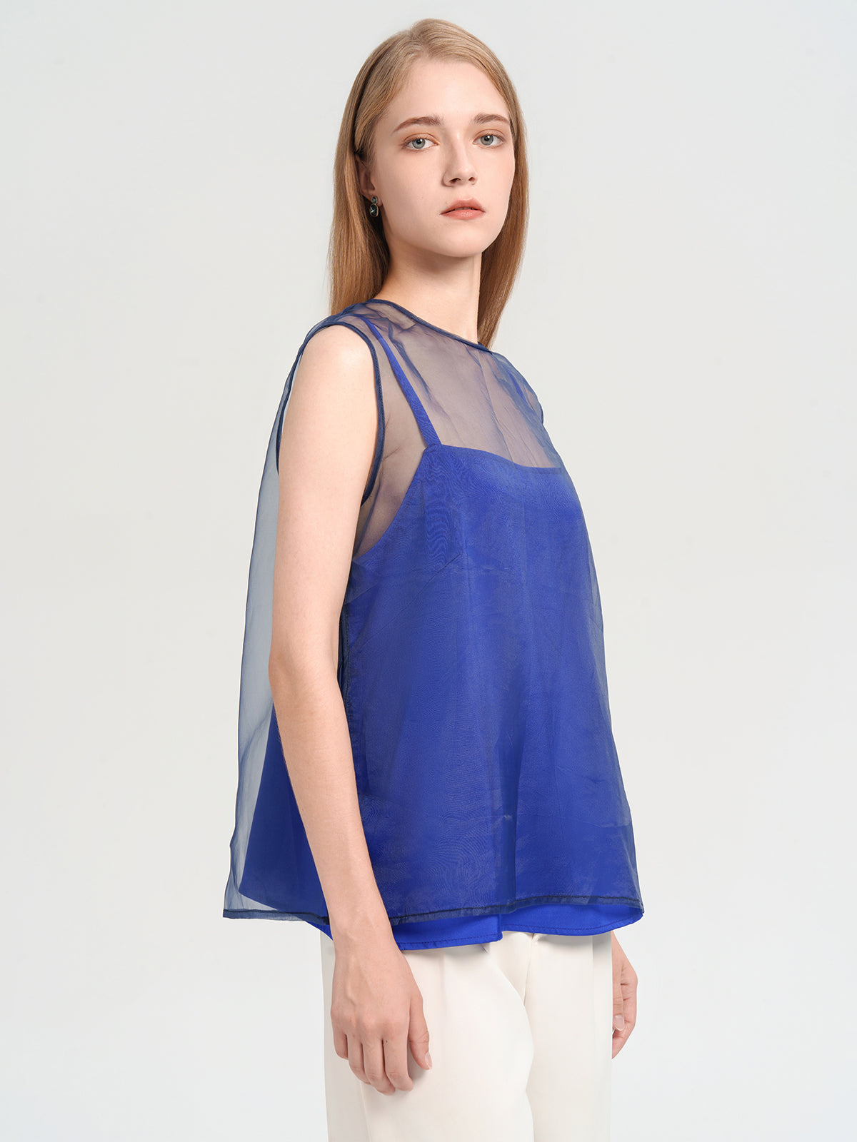 Sheer Short Sleeve Top