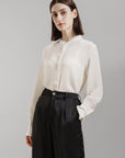 Textured Semi Sheer Blouse