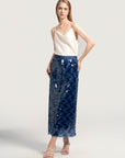 Paillette Midi Skirt