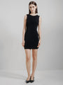 Noir Sleeveless Sheath Dress