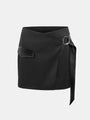 Belt Wrap Mini Skirt