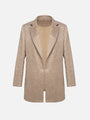 Open Front Textured Blazer