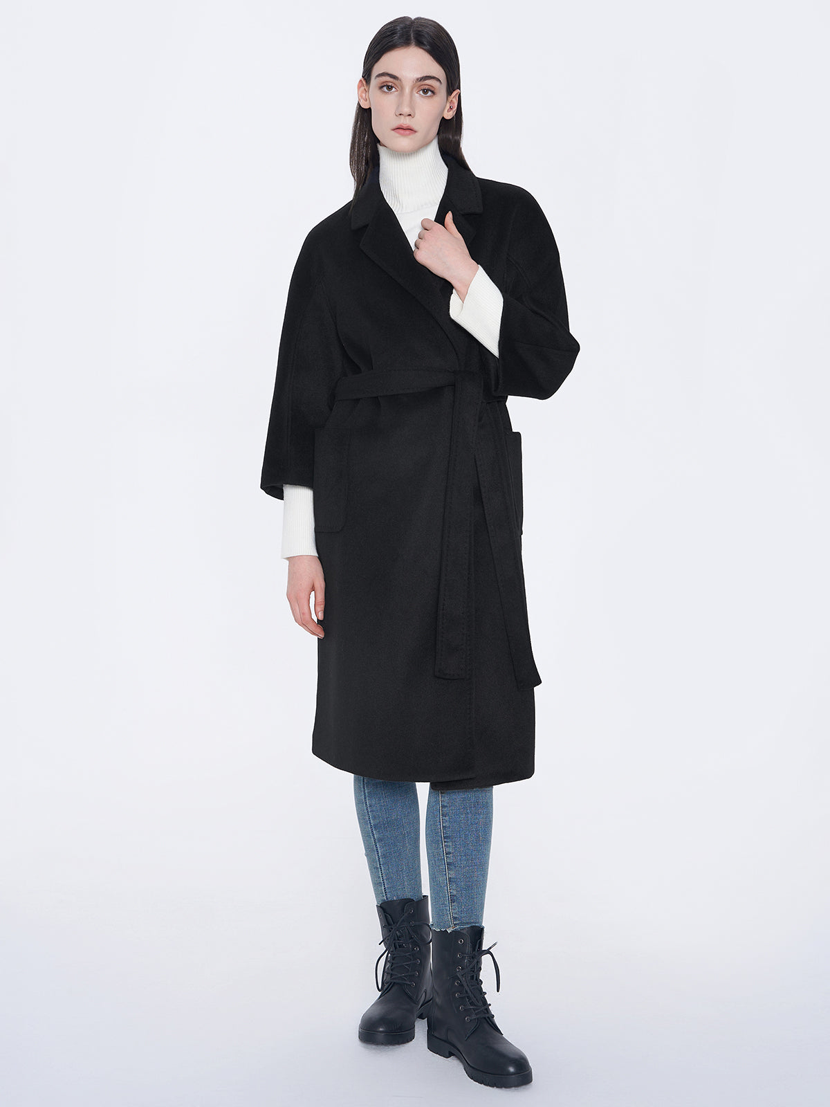 Classic Longline Belted Coat