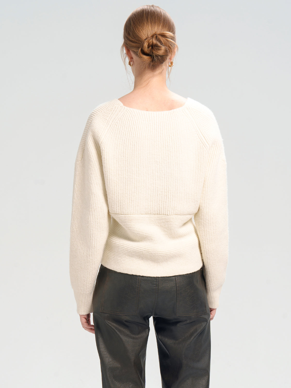 Wrap Crop Sweater