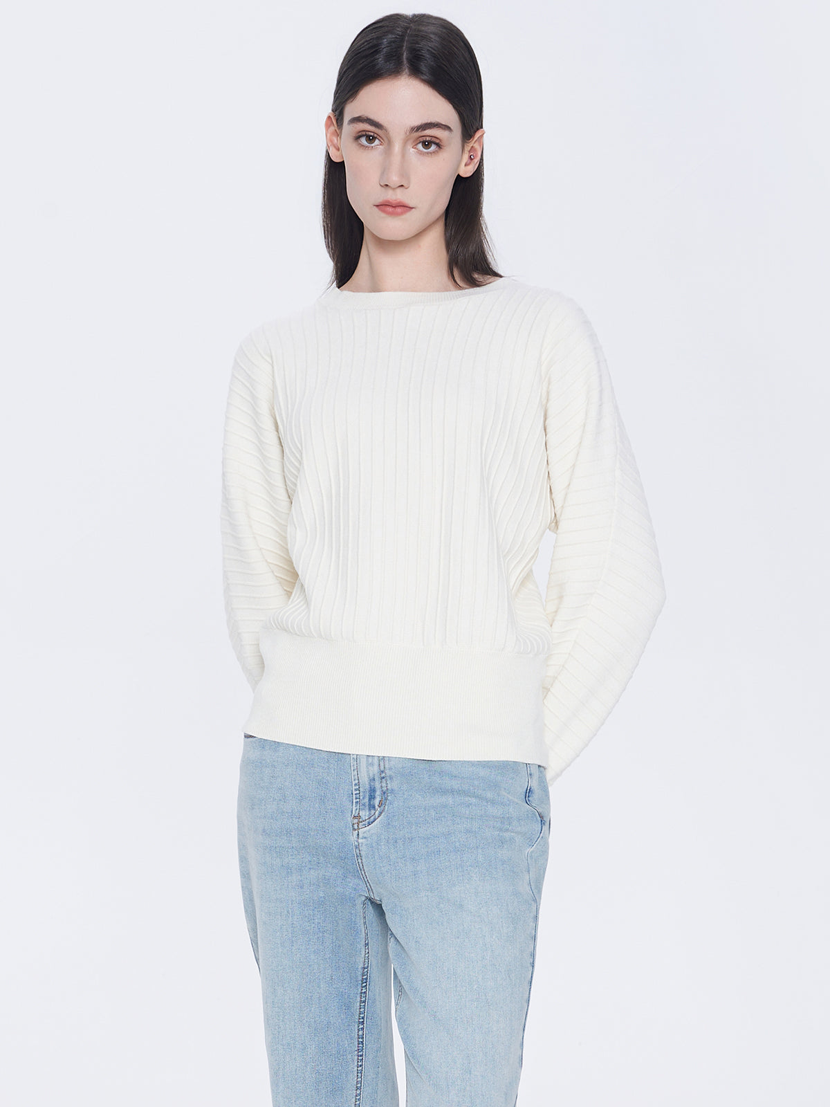 Textured Pullover Sweater