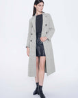 Double-Breasted Belted  Wool Coat