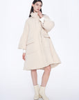 Stand Collar Oversized Down Coat