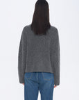 Mock Neck Printing Sweater