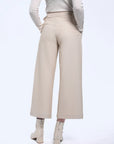 High Waist Pleated Wide Leg Pants