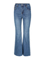 Water-washed  Flare Jeans